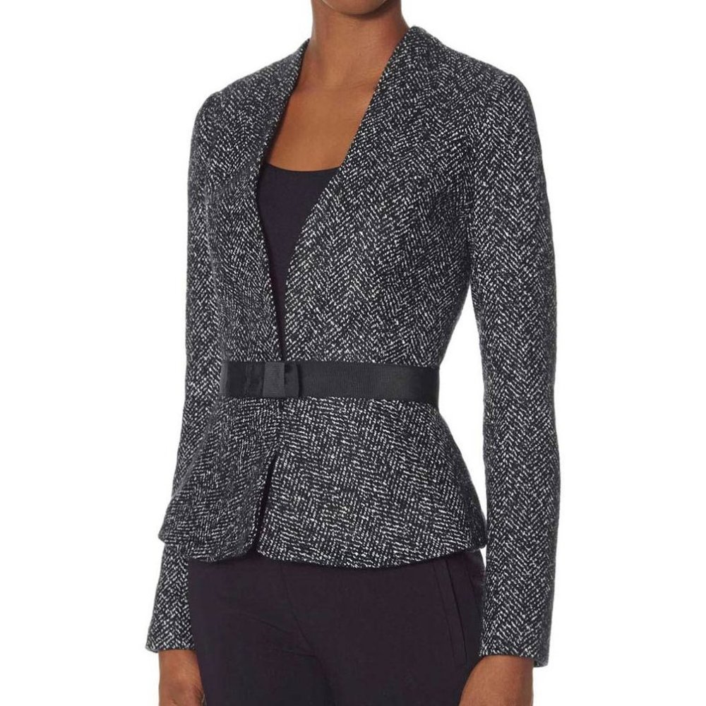 NWT Limited Scandal Tweed Peplum Blazer